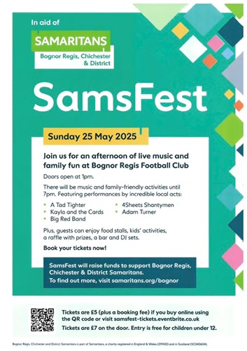 Samaritans event poster