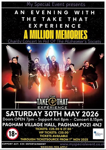 An evening with the Take That experience poster