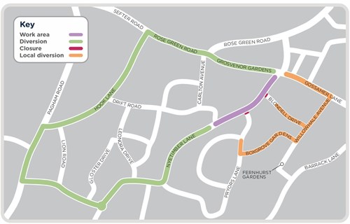 Map of works