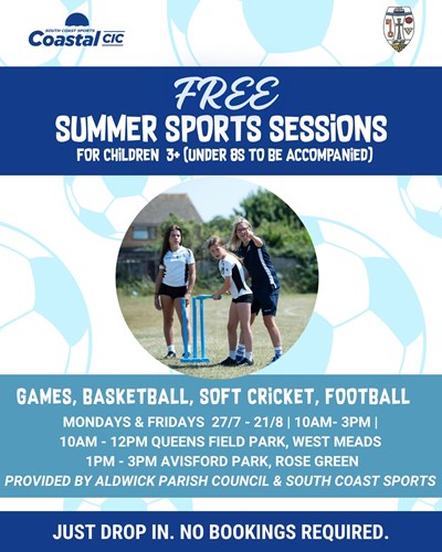 Summer sports flier
